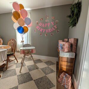 Gently Used Birthday Set for Girls- First Rodeo Theme